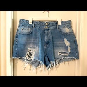 Daisy Blue Jean shorts size 2x